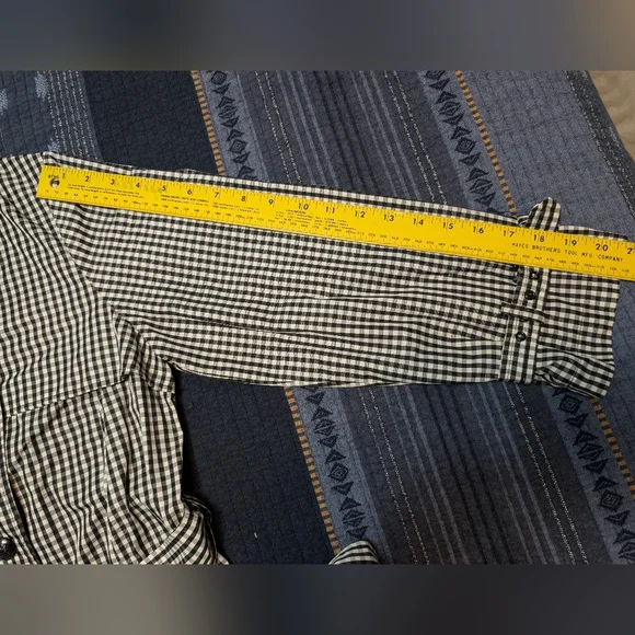 Lauren Ralph Lauren Gingham Double Breasted Trench Coat Plus Size 14W - Picture 6 of 8